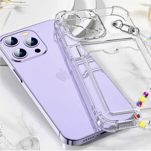 IPhone 14 Pro Max Clear Case With Card Slot Holder